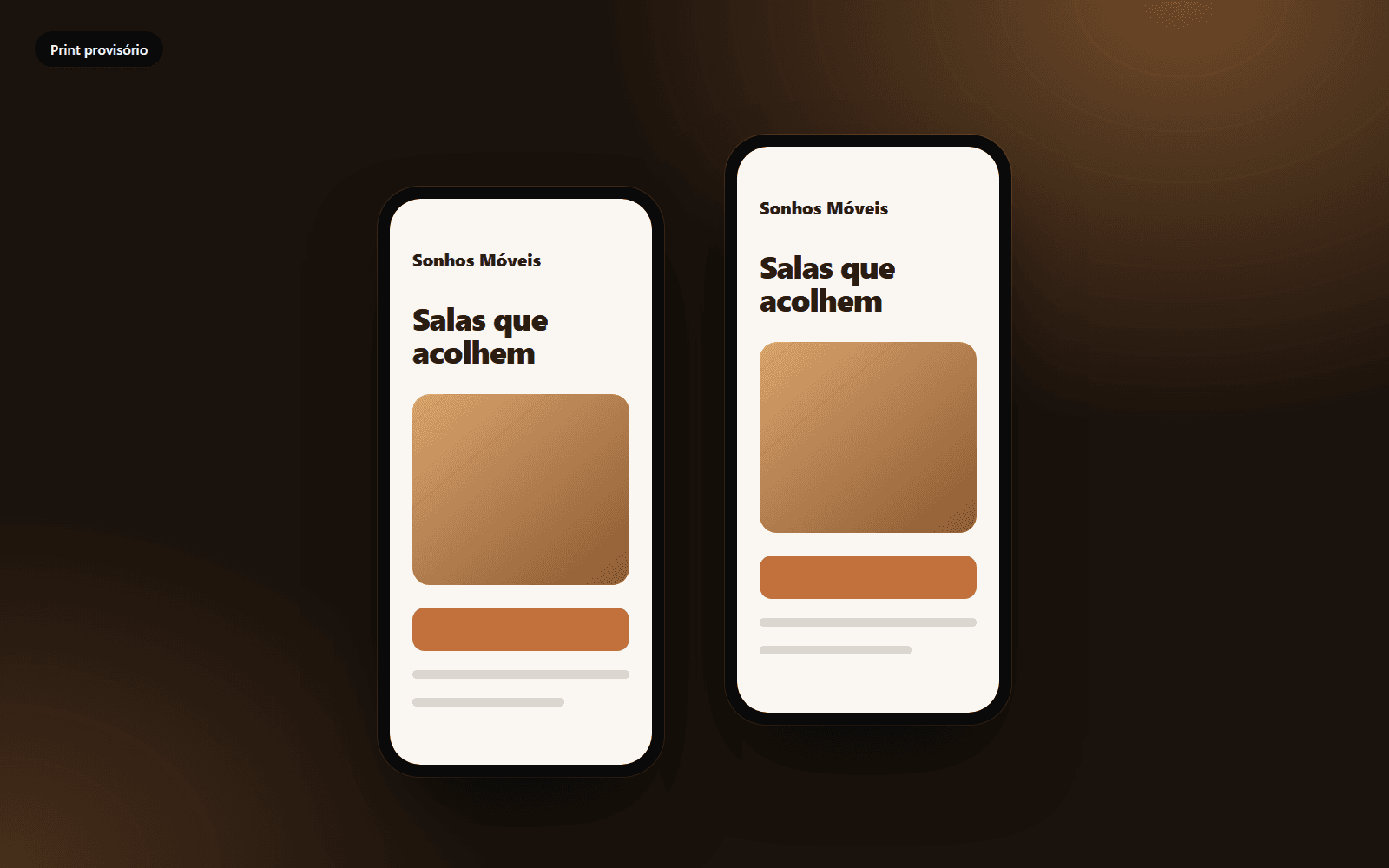 Catálogo da Sonhos Móveis no celular
